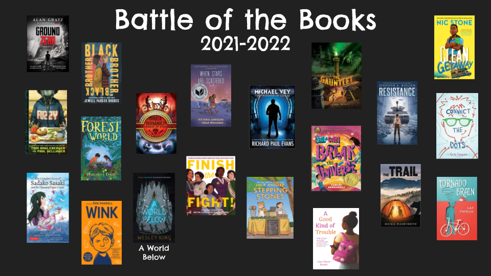 List of Battle of the Books titles for 21-22