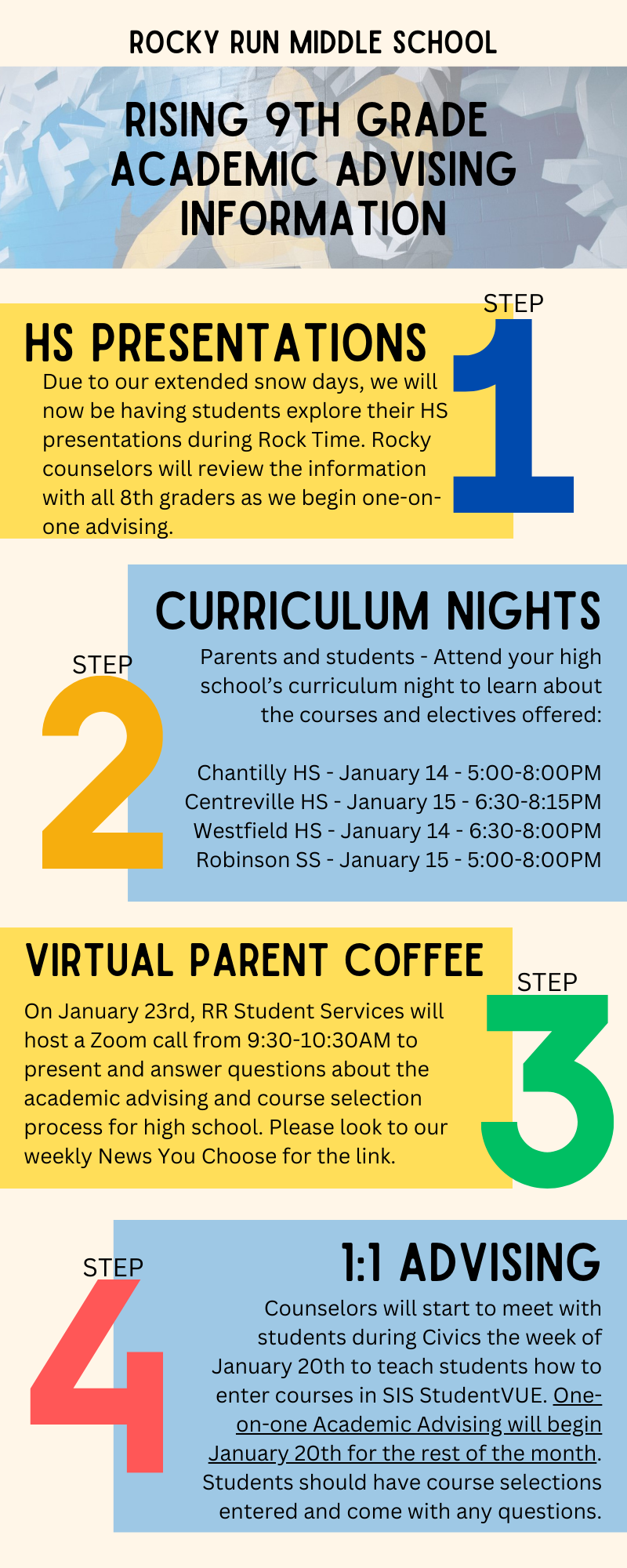 R9 Academic Advising Timeline