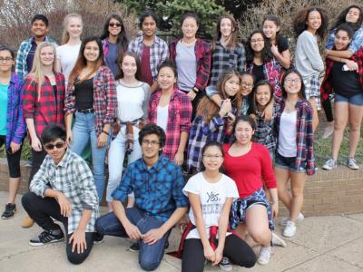 Flannel shirt day photo