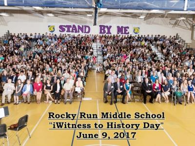 Rocky Run hosts the annual "iWitness to History Day" program.  
