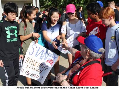 Rocky Run 7th Grade History students go on Memorials' Field Trip