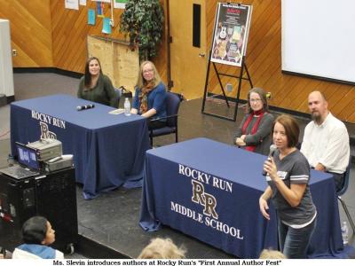 Rocky Run's First Annual Author Fest and Parent Teen Book Club