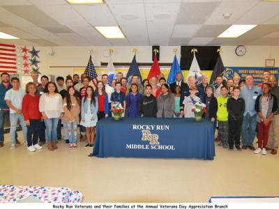 Rocky Run hosts a Veterans Day Brunch for our Veterans and their families