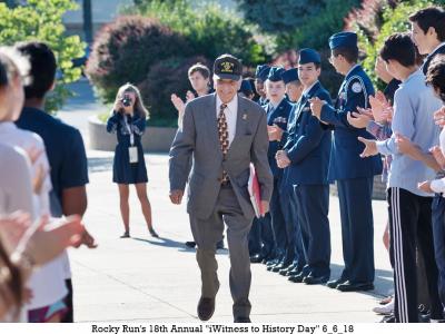 Rocky Run welcomes World War II Veterans and veterans of other wars to "iWitness to History Day"